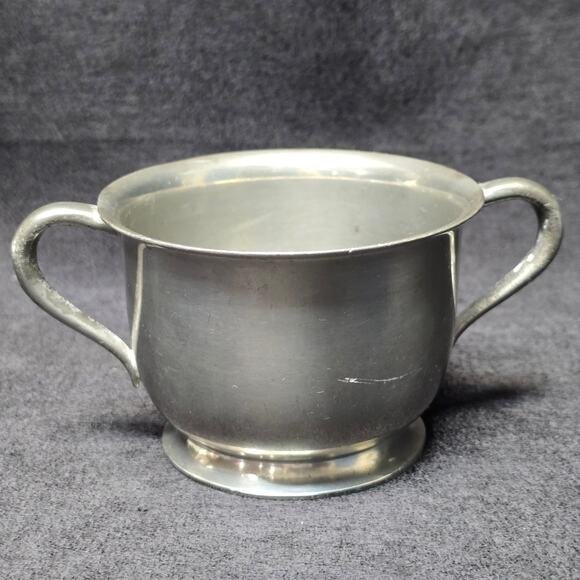 Vintage Old Colony Pewter 39 Silver Sugar Bowl Dish - Picture 3 of 14